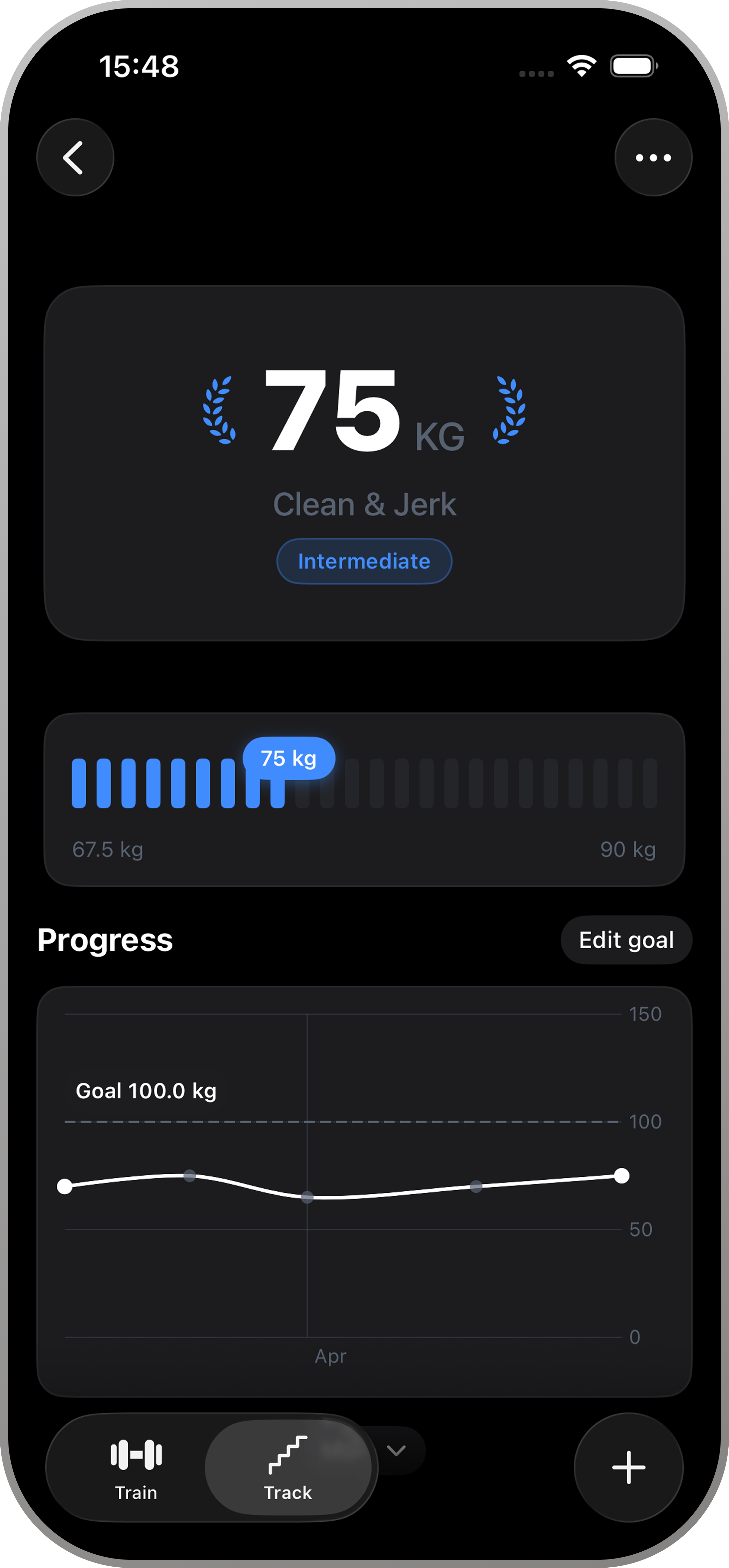 Kilo App Screen 1